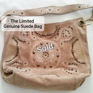 (Sold) The Limited Suede Shoulder Bag